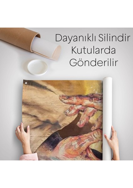 Isa'nın Yardımı Hrıstiyan Hediyesi Dekoratif Duvar Örtüsü - HALISI-6116