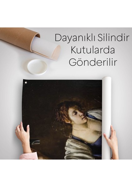 Giuseppe Vermiglio'un Jael And Sisera isimli Eseri Dekoratif Duvar Örtüsü - HALISI-6121