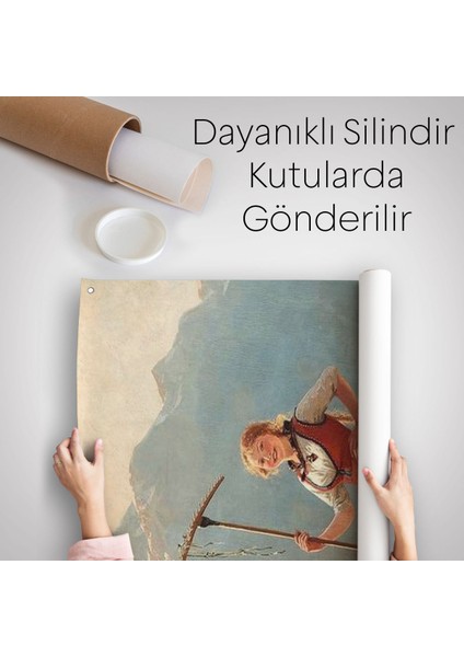 Alman Köylü Kızı Dekoratif Duvar Örtüsü - HALISI-6146