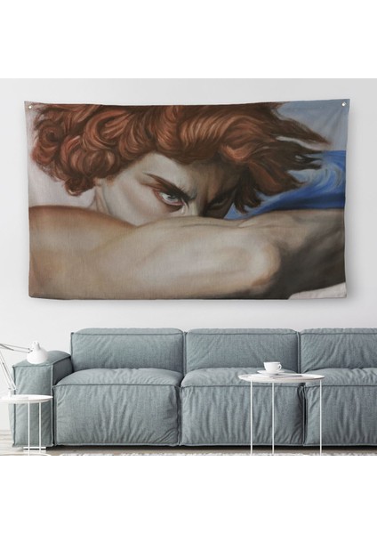 Düşmüş Meleğin Gözyaşları Duvar Halısı Alexandre Cabanel Fallen Angel's Eyes Duvar Örtüsü 5384 fiyatları