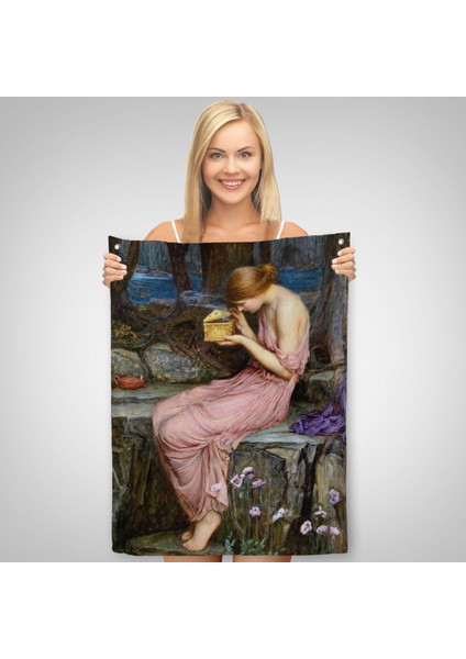 Psyche Altın Kutuyu Açıyor Yunan Mitolojisi Duvar Örtüsü - HALISI-6261