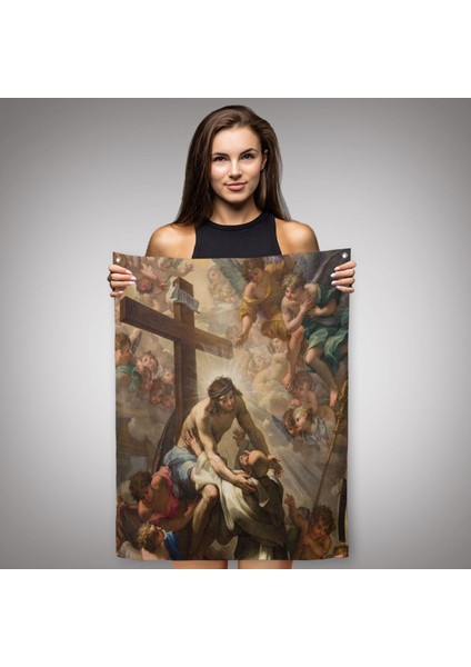 Agape Hristiyan Hediyesi Dekoratif Duvar Örtüsü - HALISI-6247