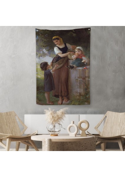 Bende Istiyorum Diyen Çocuk Dekoratif Duvar Örtüsü - HALISI-6238