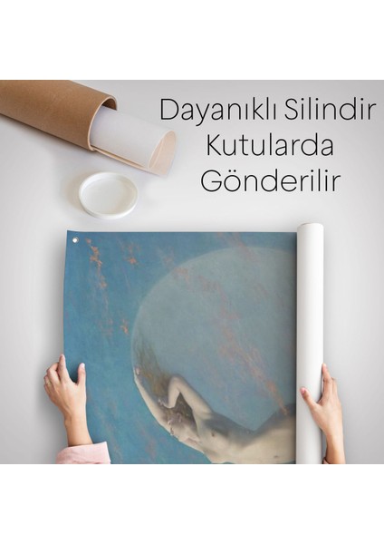 fransız Ressam Albert Aublet’in “selene” Adlı Duvar ÖRTÜSÜ-HALISI-6345