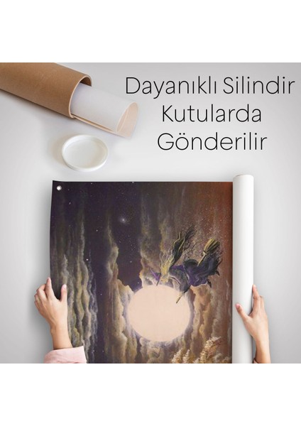 Cadılar Bayramı Helloven Dekoratif Duvar Örtüsü - Halısı -6251