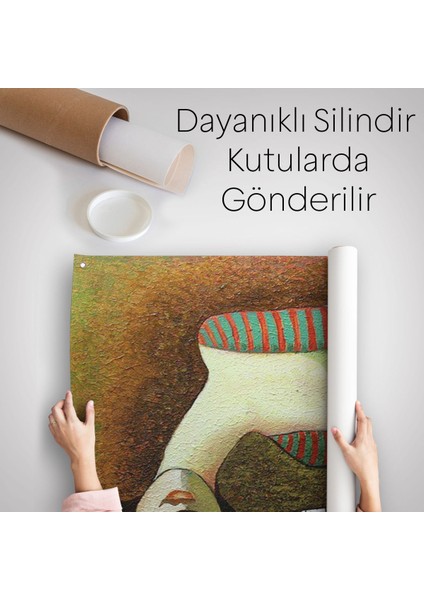 Piyano Çalan Kadın Duvar ÖRTÜSÜ-HALISI-6495