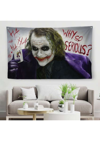 Why So Serious Joker Duvar ÖRTÜSÜ-HALISI-6618