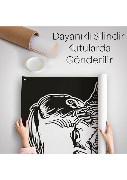 Fyodor Mihayloviç Dostoyevski Dekoratif Duvar Örtüsü - HALISI-5913