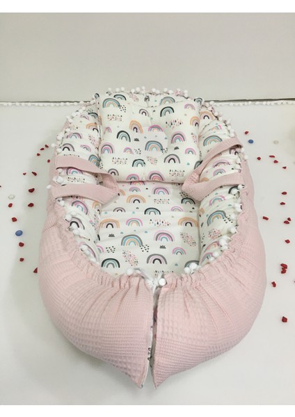 Pembe , Pikeli ve Ponponlu, Babynest/ana Kucağı/anne Yanı fiyatları