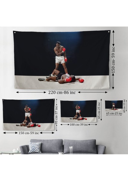 Muhammet Ali Kanvas Duvar ÖRTÜSÜ-HALISI-5074 modelleri