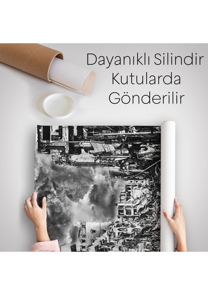 Hayalindeki Ukrayna'yi Çizen Ukraynalı Ressam Duvar Örtüsü - HALISI-6295