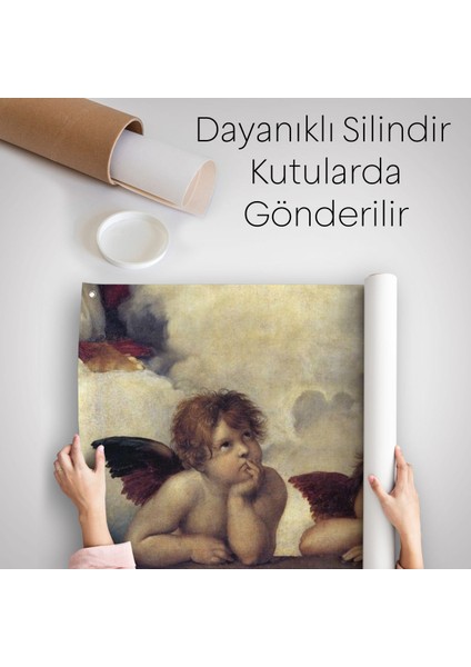 Rafael’in Ünlü Melekleri duvar Örtüsü-Halısı - Little ANGELS-6601