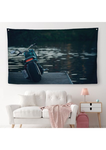 Motosiklet Duvar Örtüsü Halısı Büyük Duvar Örtüsü Halısı Motosiklet Sürücüleri Için Hediye 5379 fiyatları