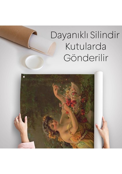 Çiçek Taoplayan Kadınlar Duvar ÖRTÜSÜ-HALISI-6483