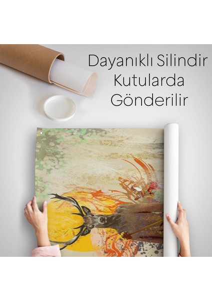 Volker Rossenbach'in Ormanın Efendisi Isimli Duvar Örtüsü - HALISI-6057