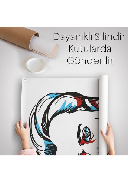 Friedrich Nietzsche Dekoratif Duvar Örtüsü - HALISI-5920