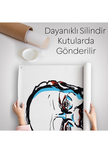 Socrates Dekoratif Duvar Örtüsü - HALISI-5969