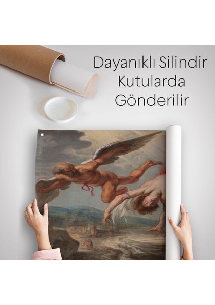 Icarus'un Uçuşu Dekoratif Duvar ÖRTÜSÜ-HALISI-5859