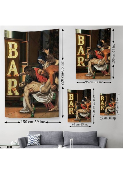 Isa'nın Defni Parodi Hrıstiyan Hediyesi Dekoratif Duvar Örtüsü - HALISI-6256 modelleri