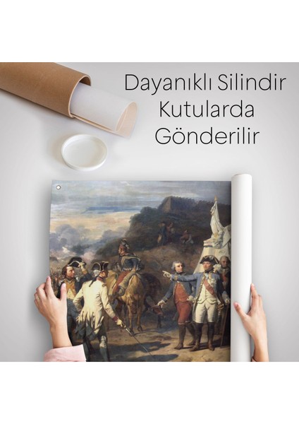 Yorktown Kuşatması Duvar Örtüsü-Halısı - Couder Yorktown VERSAILLES-6546