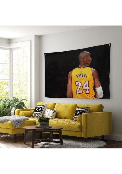 Kobe Bryant Los Angeles Lakers Kanvas Duvar ÖRTÜSÜ-HALISI-5148