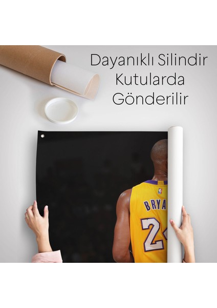 Kobe Bryant Los Angeles Lakers Kanvas Duvar ÖRTÜSÜ-HALISI-5148