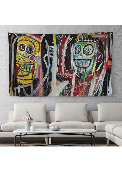 Jean Michel Basquiat, Boom Patmala Eseri Kanvas Duvar ÖRTÜSÜ-HALISI-5032 fiyatları