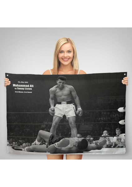 Muhammet Ali Kanvas Duvar ÖRTÜSÜ-HALISI-5035