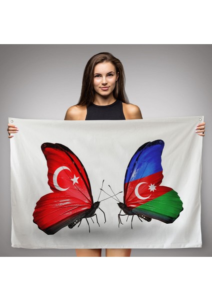 Azerbaycan Türkiye Dekoratif Kanvas Duvar ÖRTÜSÜ-HALISI-6501