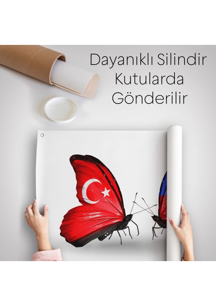 Azerbaycan Türkiye Dekoratif Kanvas Duvar ÖRTÜSÜ-HALISI-6501