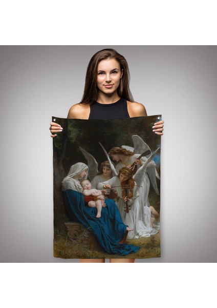 Song Of The Angels, Meleklerin Şarkısı Dekoratif Duvar Örtüsü - HALISI-6123