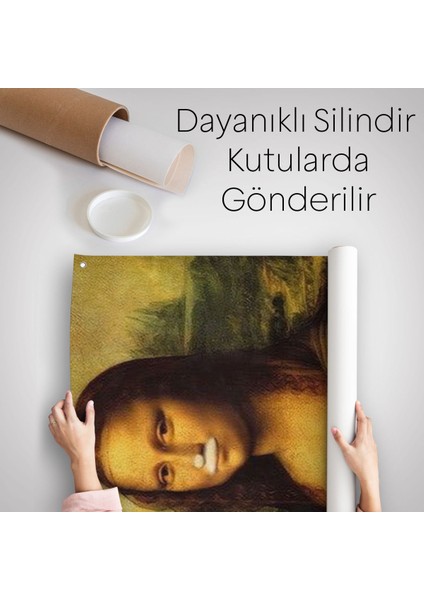 Mona Lisa Duvar Örtüsü - Halısı, Olağandışı Mona Lisa -5219