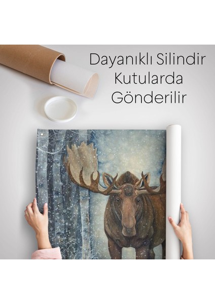 Ormandaki Geyik Duvar ÖRTÜSÜ-HALISI-6644