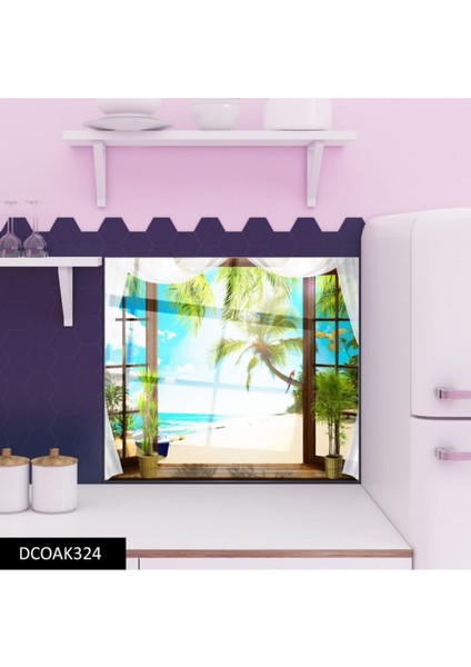 Cam Ocak Arkası Koruyucu Ankastre Arkası Koruyucu | Pencere ve Sahil modelleri