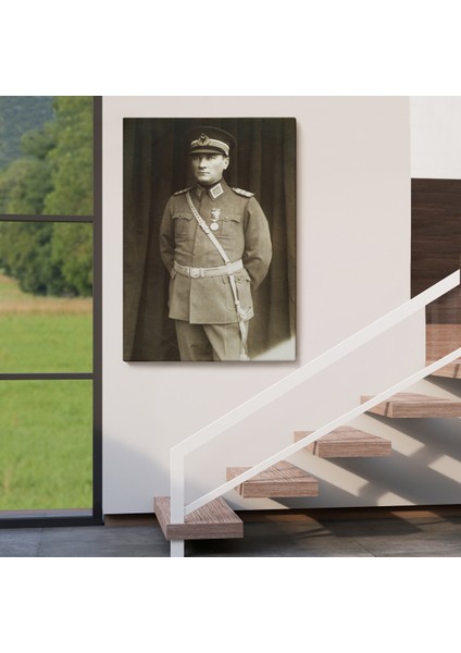 Atatürk Portre Tablosu Türkiye Cumhuriyeti Kurucusu Mustafa Kemal Atatürk Dekoratif Tablo-Cu-73