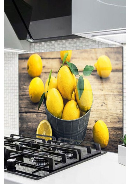 Cam Ocak Arkası Koruyucu Ankastre Arkası Koruyucu | Limon