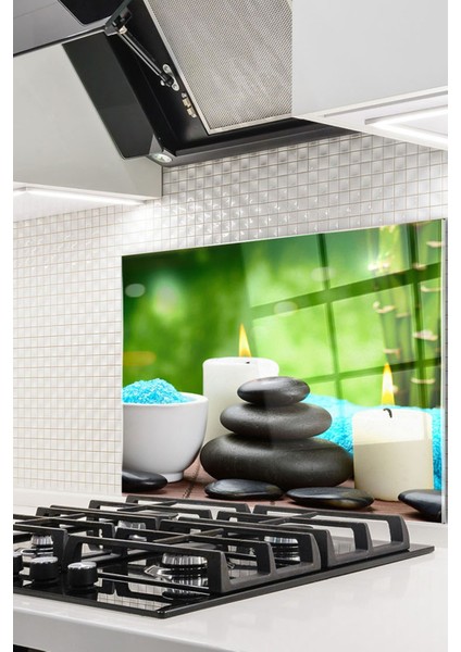 Cam Ocak Arkası Koruyucu Ankastre Arkası Koruyucu | Mum