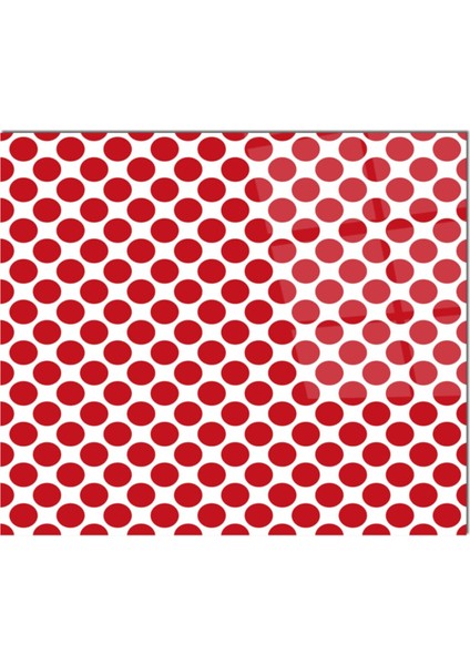 Cam Ocak Arkası Koruyucu Ankastre Arkası Koruyucu | Kırmızı Pötikare fiyatları