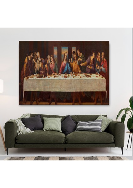 Da Vinci'nin Son Akşam Yemeği Kanvas Tablo-5183