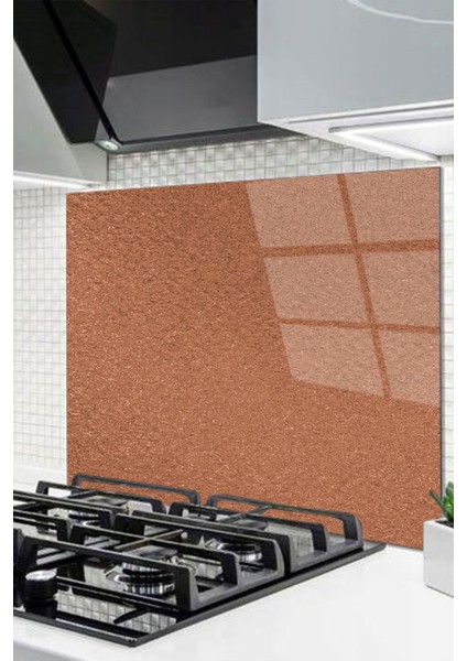 Cam Ocak Arkası Koruyucu Ankastre Arkası Koruyucu | Kiremit