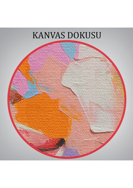Güzel Kadın Yağlıboya Görünüm Dekoratif Kanvas Duvar Tablosu-5834