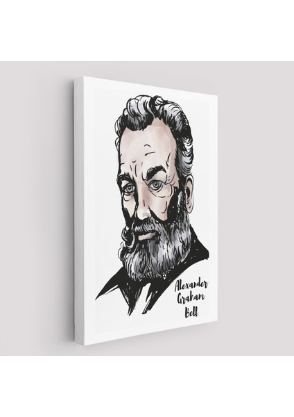 Alexander Graham Bell Dekoratif Kanvas Tablo-5916 fiyatları