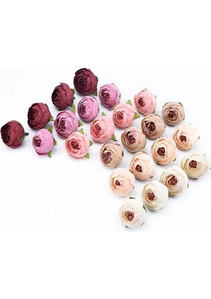 Stil 3 10 Adet Dekoratif Çiçekler Duvar Düğün Gelin Aksesuarları Gümrükleme Diy Hediyeler Kutusu Yapay Çiçekler Scrapbooking Ipek Çay Güller (Yurt Dışından) fırsatları