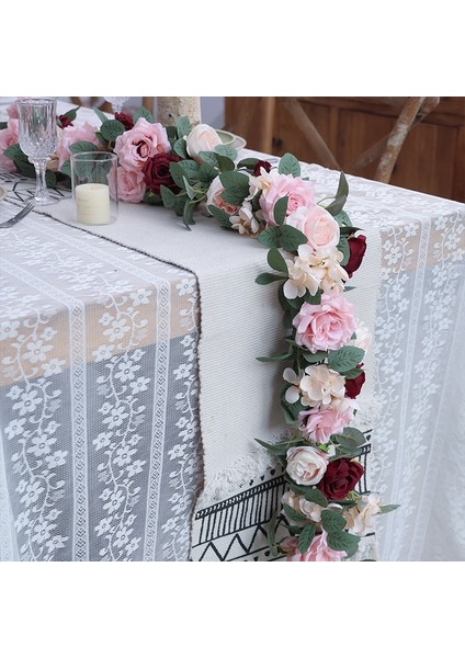 Pembe Şakayık 1 Adet Partı Sevınç Yapay Çiçek Çelenk Sahte Gül Asma Yapay Çiçekler Asılı Gül Sarmaşık Asılı Sepetler Düğün Kemer Bahçe (Yurt Dışından)