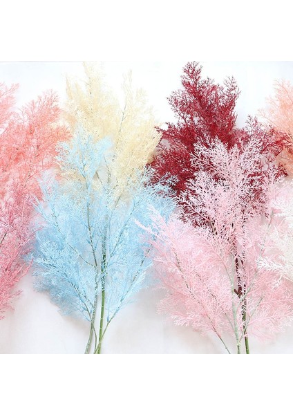 Pembe Yapay Çiçek Kırağı Çim Puslu Çam Kumaş Simülasyon Çiçek Fotoğraf Prop Düğün Parti Ev Masa Süsü Aksesuarları (Yurt Dışından) fiyatları