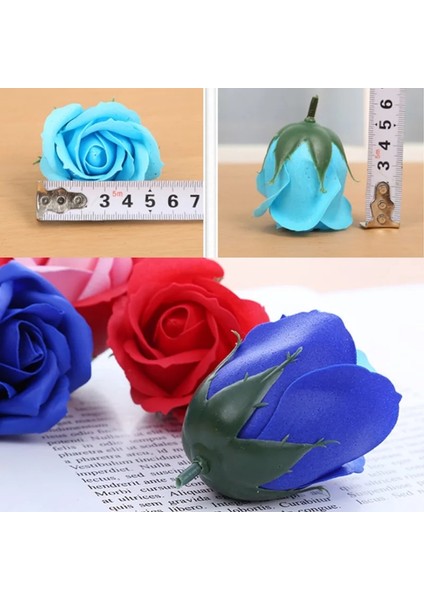 Açık Pembe 10 Adet 10/20 Adet Sabun Güller Kafaları Düğün Sevgililer Günü Hediyesi Dekoratif Çiçek Duvar Diy Hediye Kutusu Ev Dekor Yapay Çiçekler (Yurt Dışından)