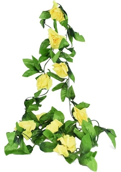 Stil-11 Ipek Yapay Gül Asma Asılı Çiçekler Duvar Dekorasyonu Için Rattan Sahte Bitkiler Çelenk Bırakır Romantik Düğün Ev Dekorasyon (Yurt Dışından)