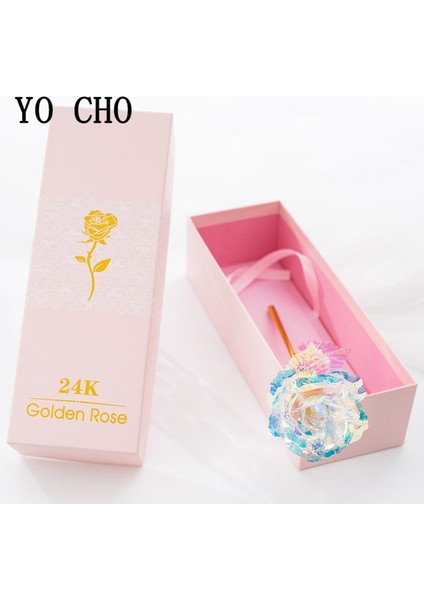 Tabanlı Kırmızı 24K Kaplama Altın Gül Çiçek Yapay Çiçek 24K Folyo Gül Galaxy Kutusu Doğum Günü Sevgililer Günü Yeni Yıl Yaratıcı Hediye Güller (Yurt Dışından) indirimleri