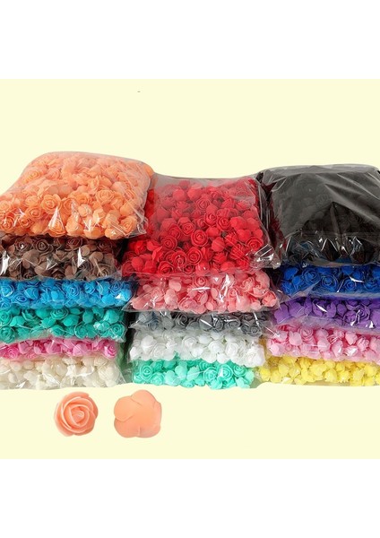 Elma Yeşili 600 Adet 300/2500 Adet Pe Gül Kafaları 3.5 cm Köpük Yapay Çiçek Dıy Güller Ayı Köpek Çocuk Odası Olarak Ulusal Doğum Günü Partisi Dekorasyon ve Hediyeler (Yurt Dışından)