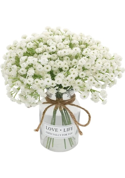 Stil 3 3 Adet 1 Demet Gypsophila Çelenk Yapay Çiçek Düğün Buket Yemek Masası Sahte Çiçek Çelenk Hediye Parti Ev Dıy Dekor (Yurt Dışından)